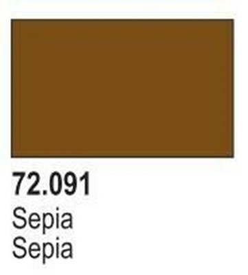 Vallejo Paint 17ml Bottle Sepia Ink Game Color