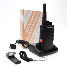 2PC Vineyuan S8 Two Way Radio UHF 400-470MHz Walkie Talkie Set With Flashlight