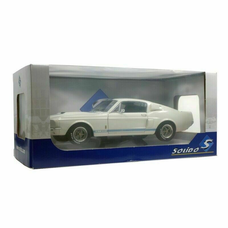 Ford Mustang Shelby Gt500 1967 Wimbledon White 1/18 Solido