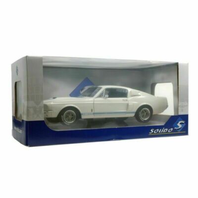 Ford Mustang Shelby Gt500 1967 Wimbledon White 1/18 Solido