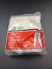 VTG Sears Size XL 42-44 Heavyweight Thermal Drawers Long Johns Ankle Length