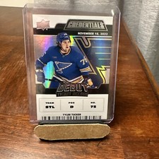 Tyler Tucker 2022-23 Upper Deck Credentials Debut Ticket Access 150/999 Rookie