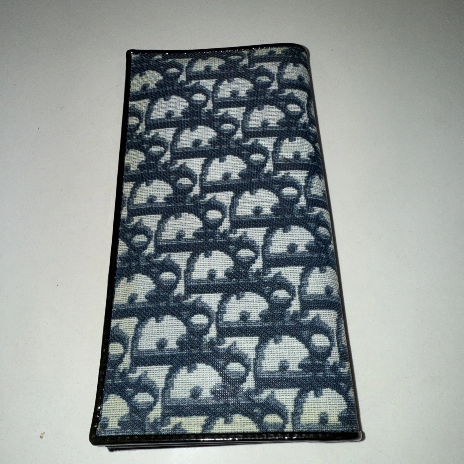 Authentique portefeuille Christian Dior trotteur monogramme