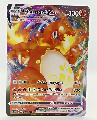 Special Pokemon Card Indonesia Charizard VMAX Gigantamax sc3a 005