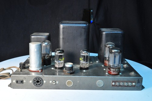 Heathkit W4-AM Mono Tube Amplifier Pair Need Servicing - Picture 3 of 20