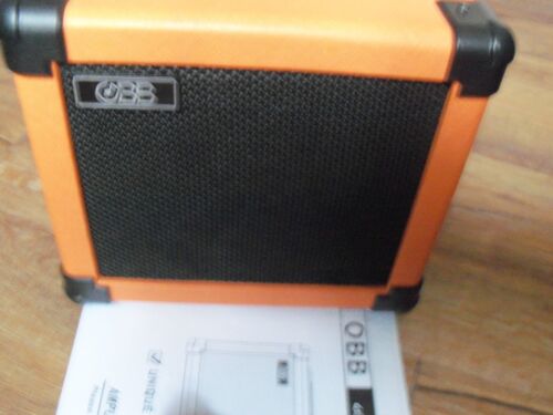 OBB electric guitar amplifier, w/volume treble bass gain, 5" speaker at 20-20kHz - Picture 1 of 4