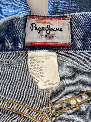 Vintage Pepe Jeans London Womens 25 X 30 High Rise Tapered