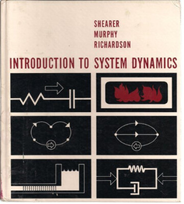 Introduction to System Dynamics Hardcover