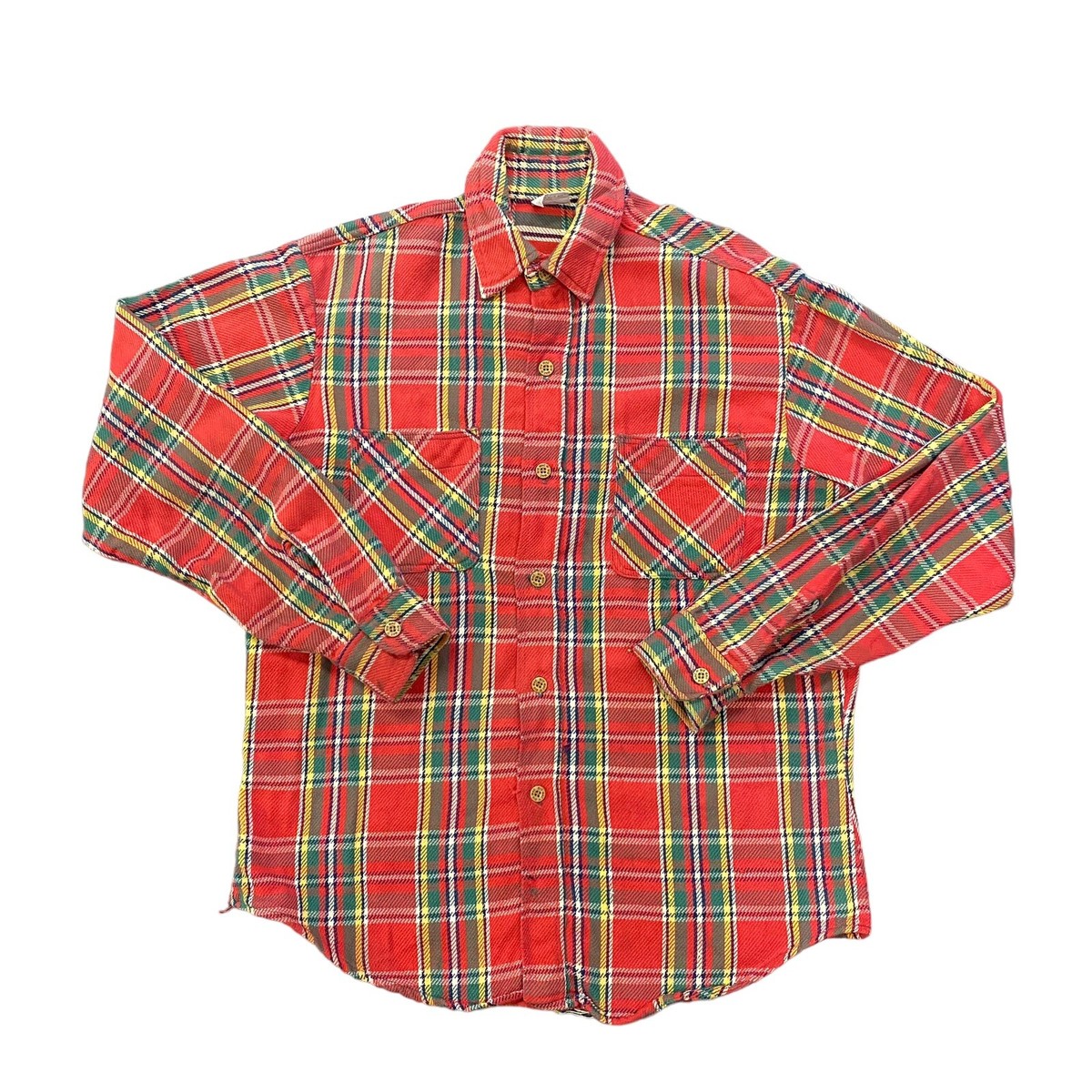 A*d様 80's BIG MAC HEAVY FLANNEL SHIRT US Vintage Big Mac Flannel Shirt Button XL USA Made 80s Tall