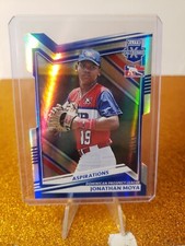 2022 Elite Extra Edition DPL Aspirations Die-Cut #186 Jonathan Moya /81