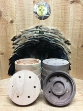 12 - pack 6 - Walnut & 6 - Cherry Turkey Friction Call Pots Unfinished $$SAVE$$