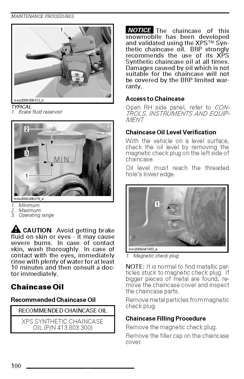 Ski-Doo owners manual 2013 REV-XS & REV-XM 600 & 800R Summit SP (146"  track) | eBay