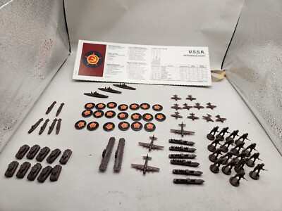 Axis & Allies Soviet Union Replacement Troops W/Card & Tray 1986 Edition 