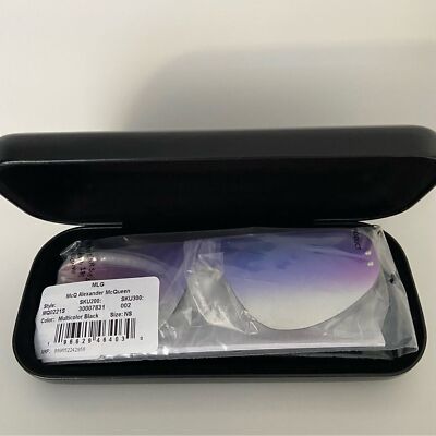 NEW McQ Alexander McQueen Unisex Flat Top Shield Sunglasses  display picture 1