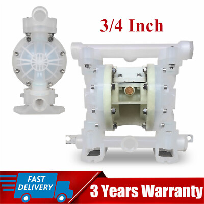 #ad #ad Chemical Air Operated Double Diaphragm Pump Industrial 0.59inch Inlet amp; Outlet $156.35