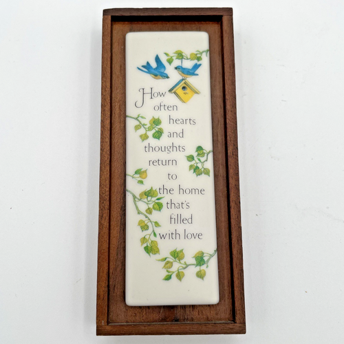 Piccola Galleria di Hallmark Cornice in Noce "...alla casa che è piena d'amore" - Foto 1 di 7