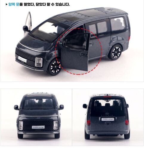 Hyundai Motor STARIA LOUNGE 1:38 Diecast Metal Miniatura Réplica Coche de Juguete - Imagen 7 de 9