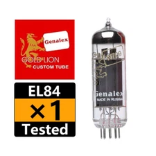 1PC Brand New Genalex Gold Lion EL84 6BQ5 N709 Vacuum Tube Plate Current Tested