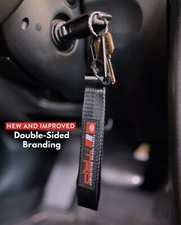 Trd Toyota Keychain Lanyard Black Metal Clip-on Accessory Double-sided