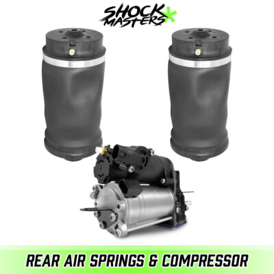 Rear Airmatic Air Springs Air Compressor Kit for 2008-2011 Mercedes ML550 W164