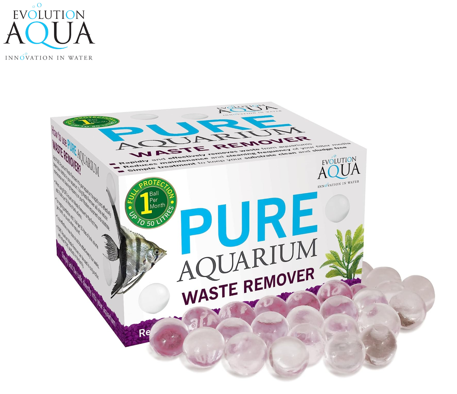 Evolution Aqua Pure Aquarium Waste Remover Fish Tank Bacteria Enzymes - Image 3