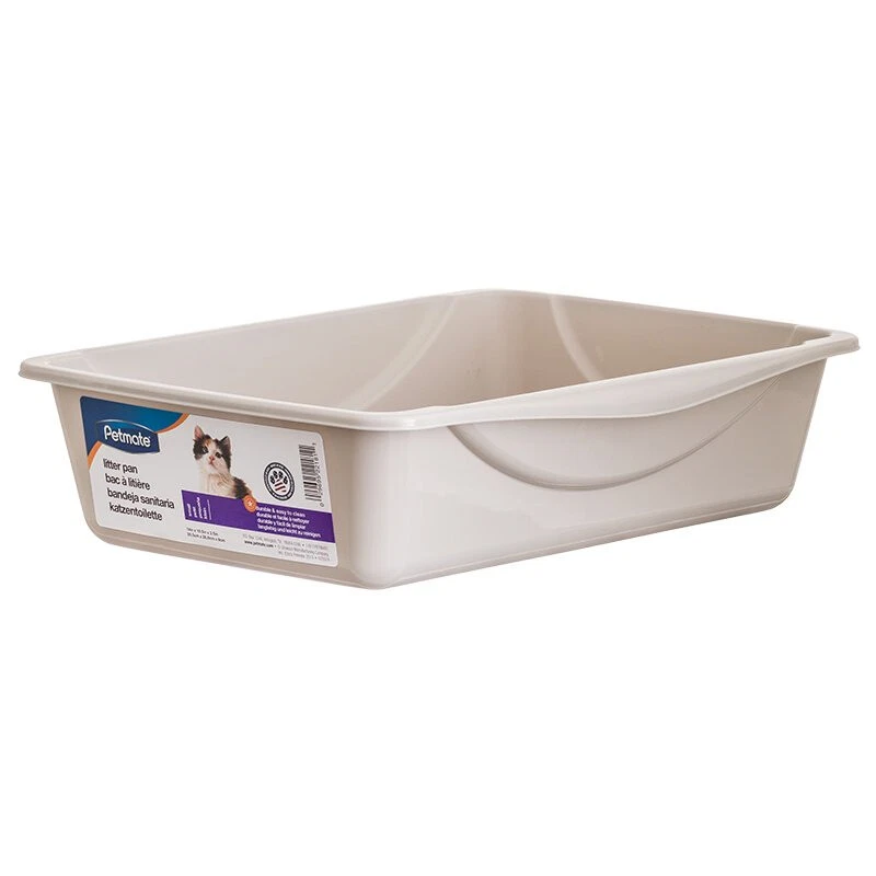 Petmate Cat Litter Pan Gray Small 1 count 22181 eBay