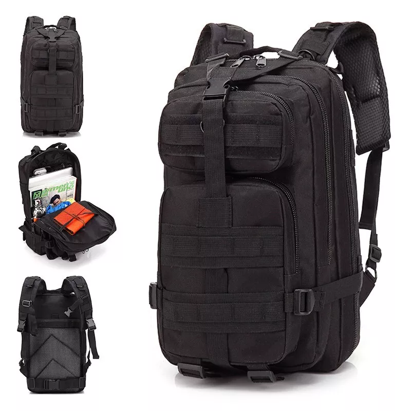 30L Military Tactical Backpack Rucksack Travel Bag for Camping Hiking Outdoor