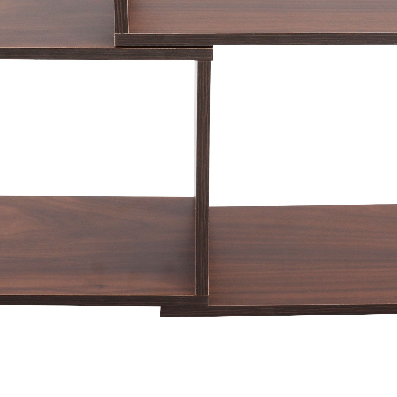 Open Storage Shelf, 3-Tier Bookcase, Retractable Storage Shelf