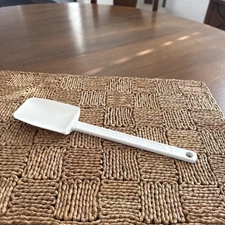 Pampered Chef Mix 'N Scraper 10-1/2" Heavy Duty 1659 Silicone Spatula White USA