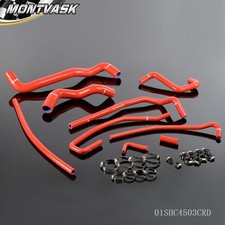 Silicone Radiator Hose Clamps Red Fit For 1991-1996 Chevy Corvette 5.7l Lt1 V8