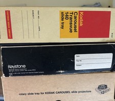 Vintage Slide Carousel Lot   4 Kodak  1 Keystone   5 Total   Used w/ Boxes