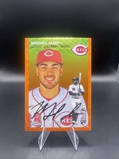 2023 Topps Chrome Platinum Anniversary #116 Michael Siani Orange Wave Ref 21/25