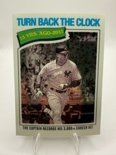 2026 Topps Heritage -  Derek Jeter Base Chrome Turn Back the Clock #335 Yankees