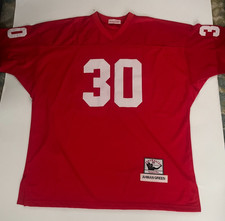 Mitchell & Ness 56 Ahman Green Throwback Authentics Red Rare Jersey