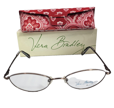 Vera Bradley Eyeglasses VB3019 JBL Designer Demo Lens Brown 51-18-135 Vera Bradley Eyeglasses VB3019 JBL Designer Demo Lens Brown  main image 3