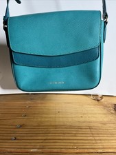 VERA BRADLEY Leather Twice as Nice Crossbody Purse - Turquoise