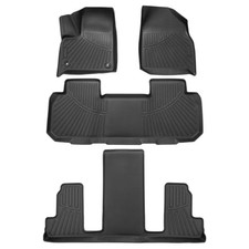 Powerty Floor Mats for 2018-2024 2025 Chevy Chevrolet Traverse 7 Seater
