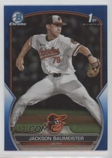 2023 Bowman Draft Chrome Blue Refractor 40/150 Jackson Baumeister #BDC-84 7c7