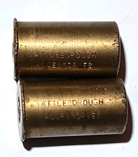 Pair Of Attleborough 20 Bore / Gauge Shotgun Very Heavy Brass Snap Caps
