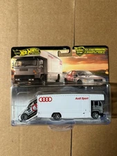 2025 Hot Wheels Audi S4 Quattro Fleet Flyer Premium Team Transport USA SELLER