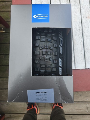 Schwalbe Hans Dampf Speedgrip Tire Covers - Sport Multicolored Bike Tire Protectors