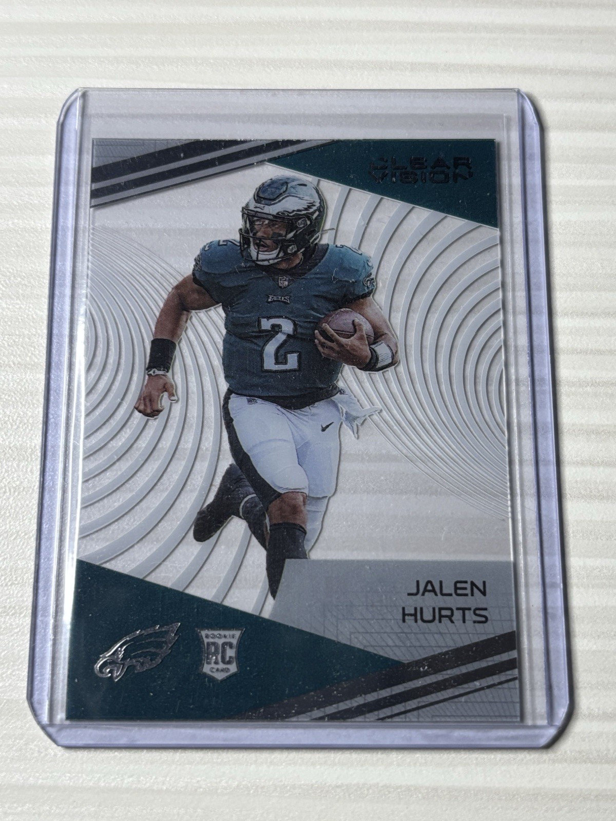2020 Chronicles Clear Vision Jalen Hurts RC CV-22 Philadelphia Eagles MINT