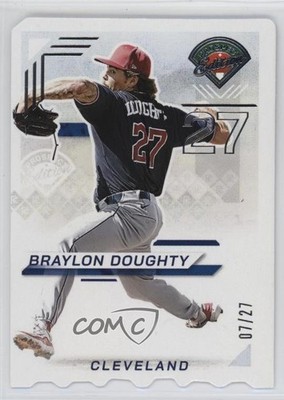 2025 Panini Prospect Edition Ticket Stub Holo Prizm 7/27 Braylon Doughty #61 4g8