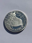 1 Troy Oz .999 Fine Silver Coin MERRY CHRISTMAS AMERICA