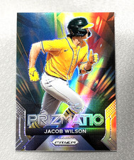 2024 Jacob Wilson Panini Prizmatic Silver Prizm  RC Prospect