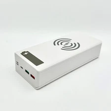 DIY 18650 Power Bank Kit USB-C PD 22.5W Fast Charge + 15W Wireless + LCD (No Cel