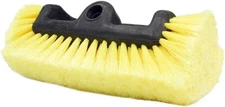 CARCAREZ 10" Car Wash Brush Head with Soft Bristle for Auto RV Truck Yellow 
