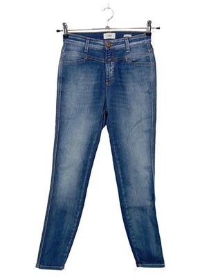 CLOSED Skinny Jeans Damen Jeans Gr. DE 32 blau Casual-Look
