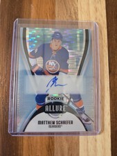 2025-26 Upper Deck Allure Matthew Schaefer RC Blue Line AUTO 32/35 Islanders