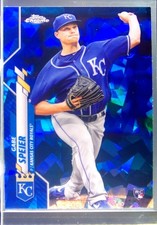 2020 Topps Chrome Update Sapphire Edition Gabe Speier RC #U-210 Royals